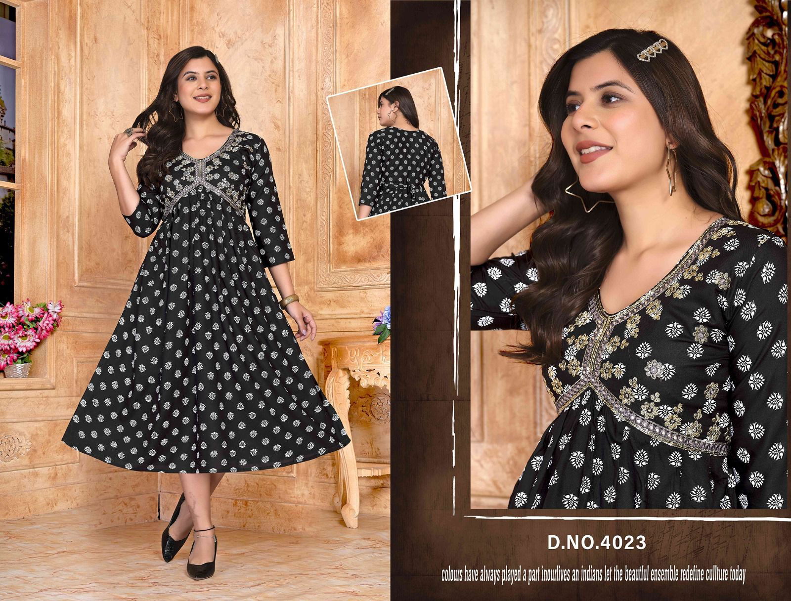 Jlf Black Daimond Aliya Cut Rayon Printed Kurtis Wholesale Shop In Surat
